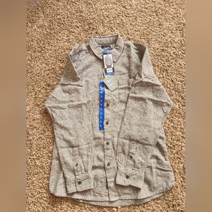 NWT Grayers Men's Heritage Flannel Long Sleeve  in Gray